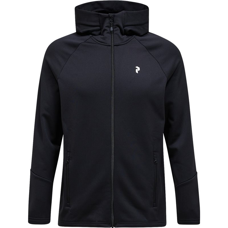 Peak Performance M Rider Essentials Zip Hood Black/Black - XS