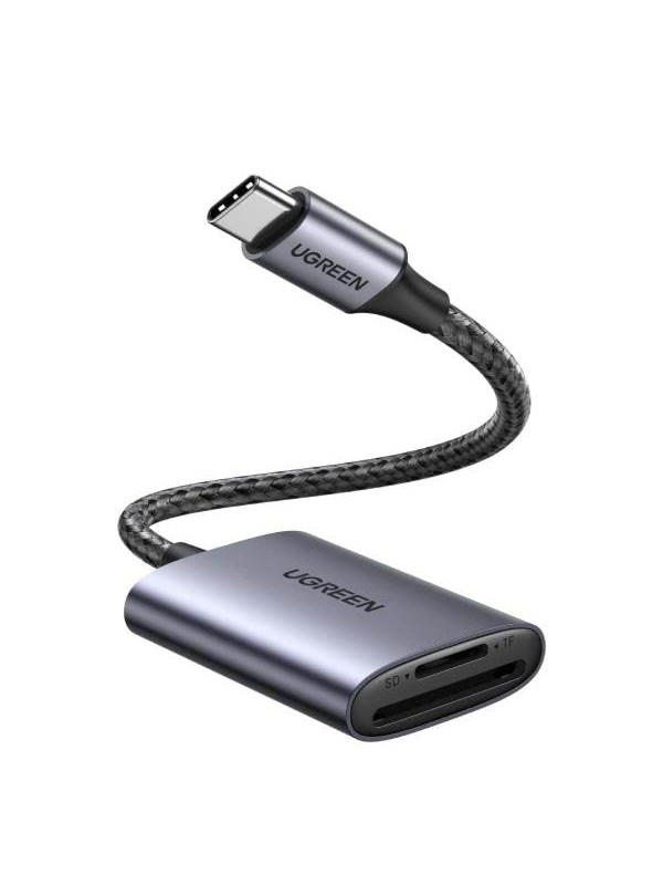 Ugreen USB-C kortinlukija, UGREEN CM401 (harmaa)