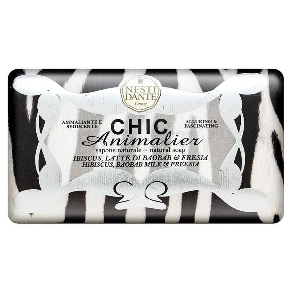 Nesti Dante Chic Animalier Tigre Bianca 250 g — Sapone Naturale