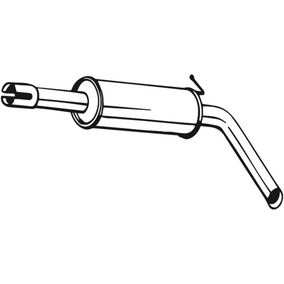 Keskiäänenvaimentaja BOSAL 233-615
