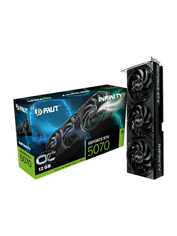 Palit GeForce RTX 5070 Infinity 3 OC 12 Gt -näytönohjain