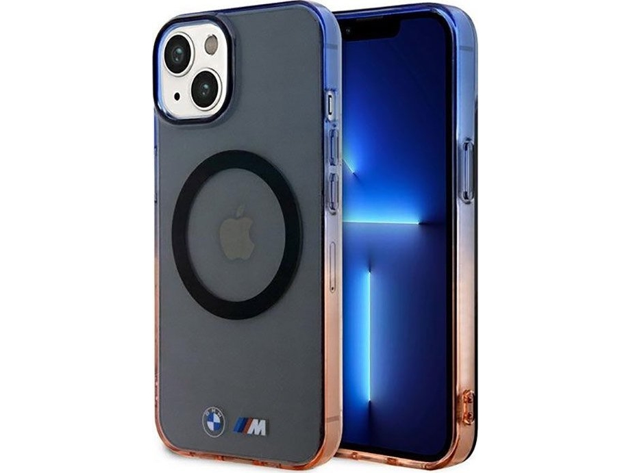 BMW BMHMP14SHTGE iPhone 14 6.1" grey/grey hardcase Gradient Bumper MagSafe