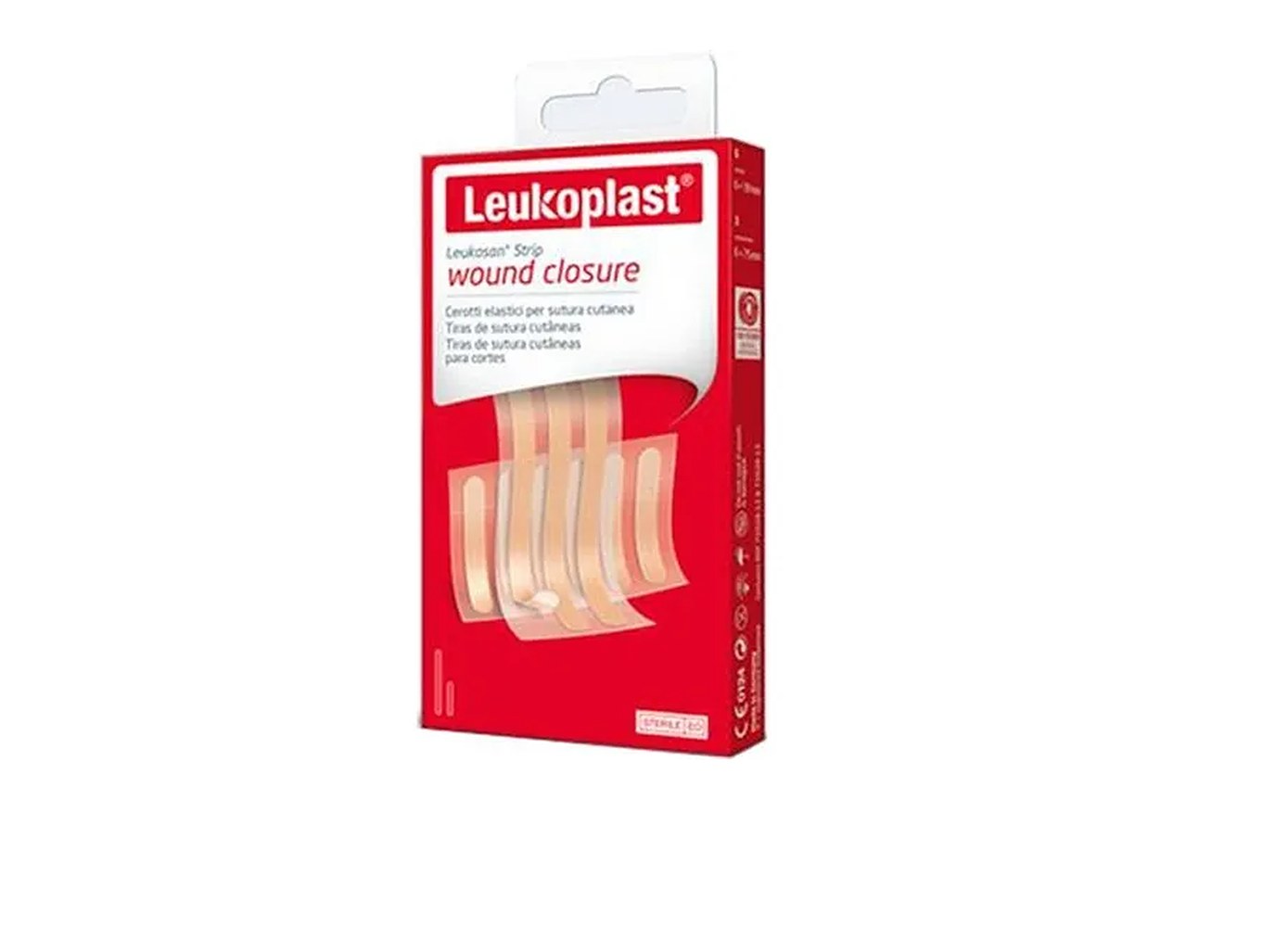 Ommelteipit Leukosaaninauha 6 x 38 mm ja 6 x 75 mm 2 kpl Bsn Medical
