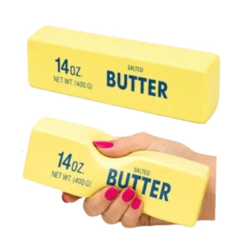 Squishy Giant Butter XXL Slow-Rising Puristelulelu 24 cm - 192 g