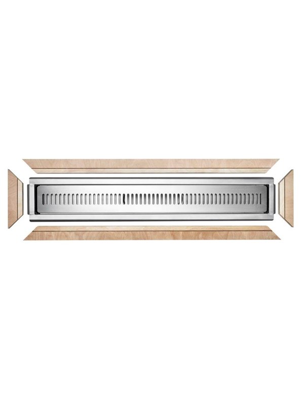Unidrain-kiinnityssarja vinyyliä varten - varmistaa valaisimen oikean sijainnin/kiinnityksen puupalkkikerroksella varustetuissa rakenteissa