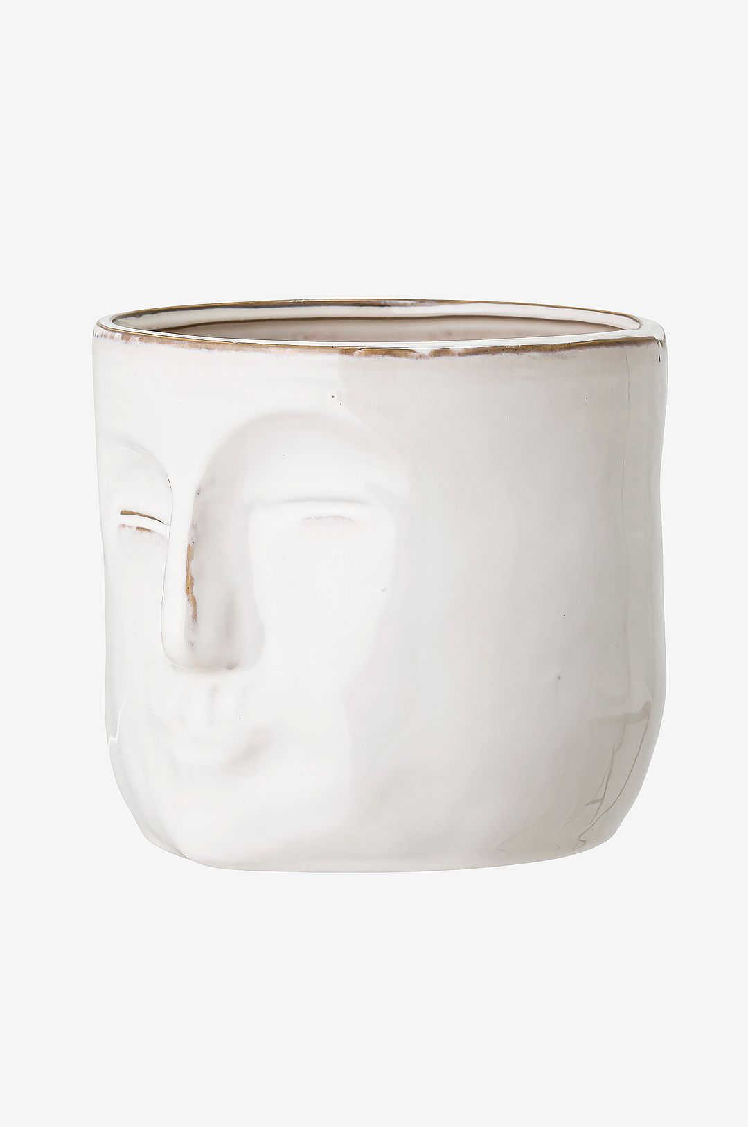 Bloomingville Face Flowerpot - Valkoinen