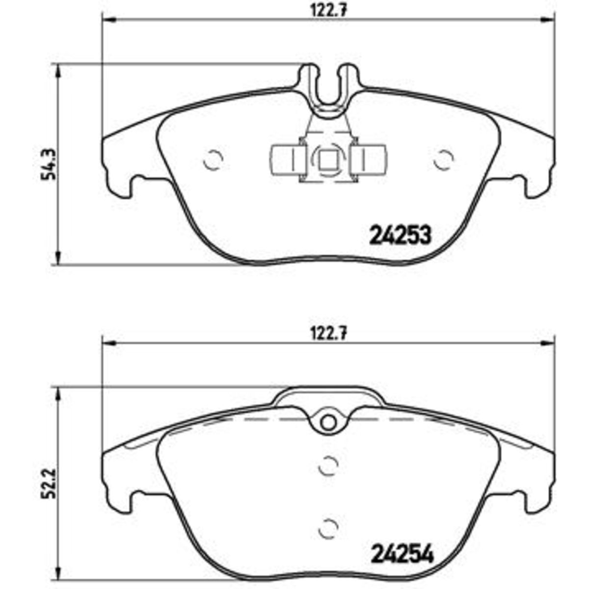 Jarrupalat, levyjarru BREMBO P 50 068