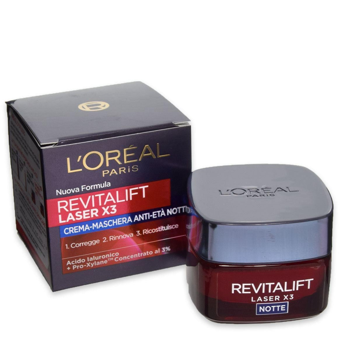 L'Oreal Revitalift Laser X3 Kasvovoide Yö 50 ml