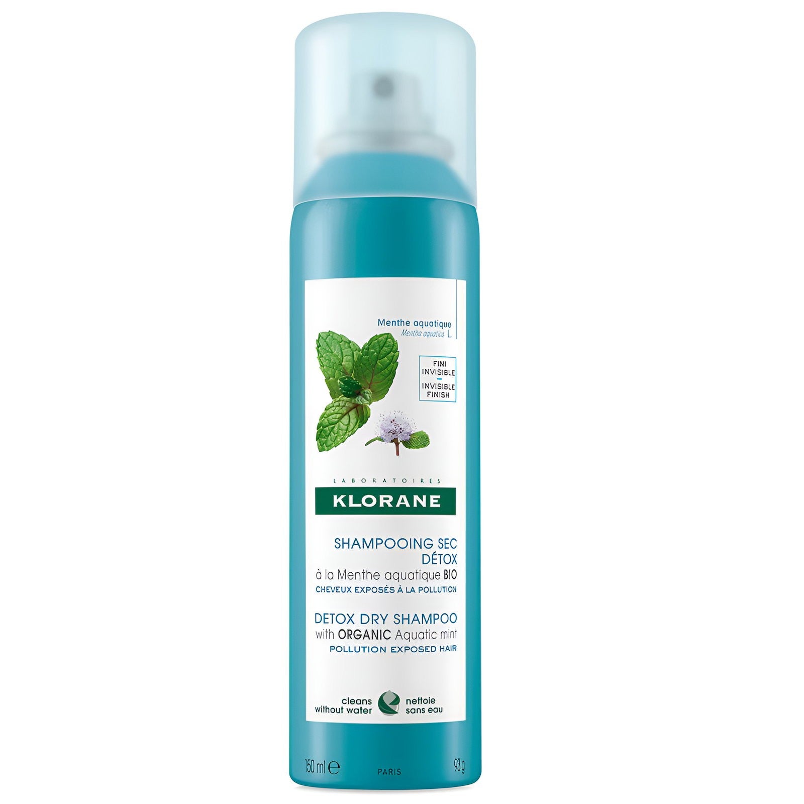 Klorane Kuivashampoo detox minttu 150 ml — Kuivashampoo