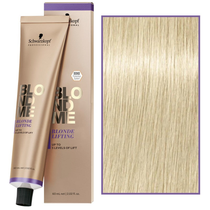Schwarzkopf BlondMe Lifting - vaalentava hiusväri vaaleille hiuksille 60 ml Hiekka