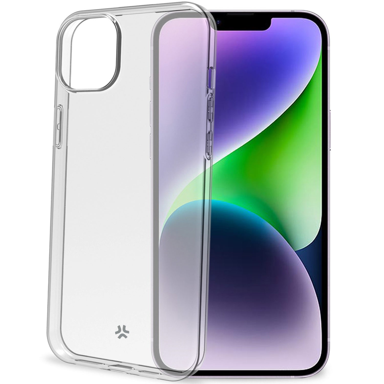 Celly Gelskin TPU Cover iPhone 15 Plus Transparent