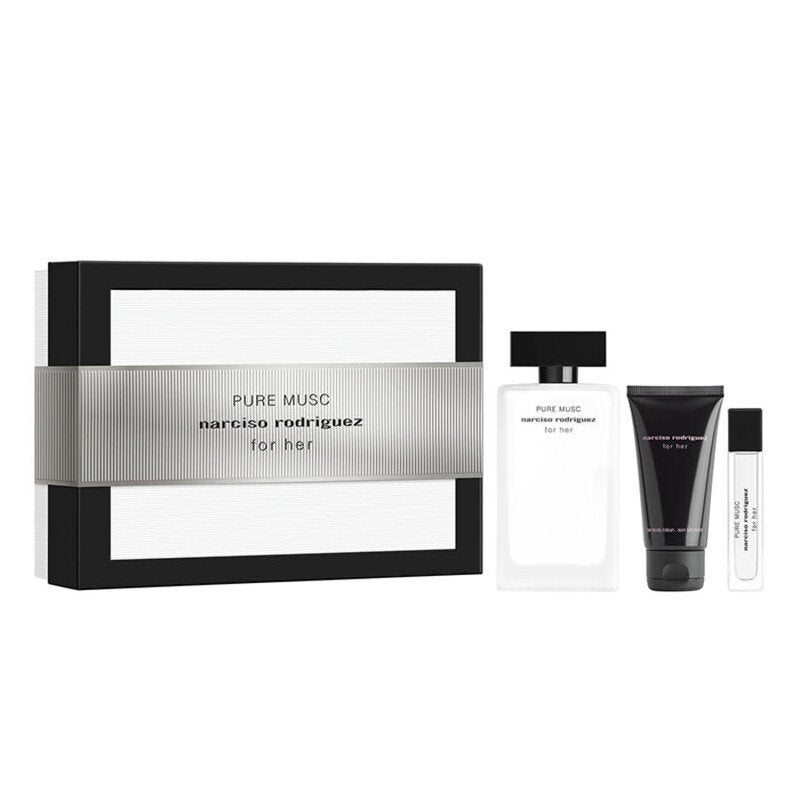 Setti Narciso Rodriguez Pure Musc Edp 100ml Kehon 50ml Edp 10ml