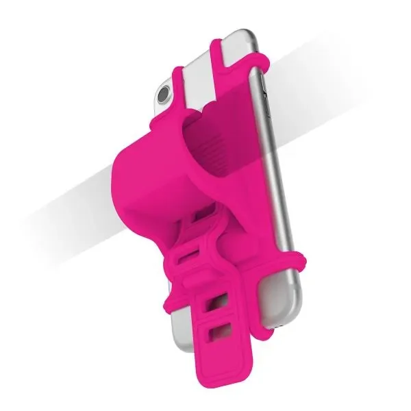 CELLY UNIVERSAL SILICONE BIKE HOLDER PINK