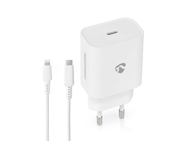 Seinälaturi | 20 W | Pikalataus-toiminto | 1.67 A / 2.22 A / 3.0 A | Lähtöliitäntöjen määrä: 1 | USB-CTM | Lightning 8-Pin (irral