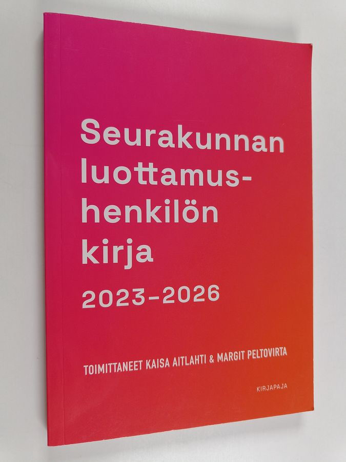 Seurakunnan luottamushenkilön kirja 2023-2026