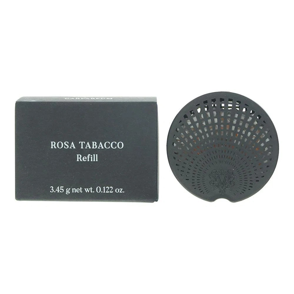 Dr. Vranjes Firenze Rosa Tabacco Car Air Freshener Ricarica 3,45 g — Ricarica Diffusore Auto