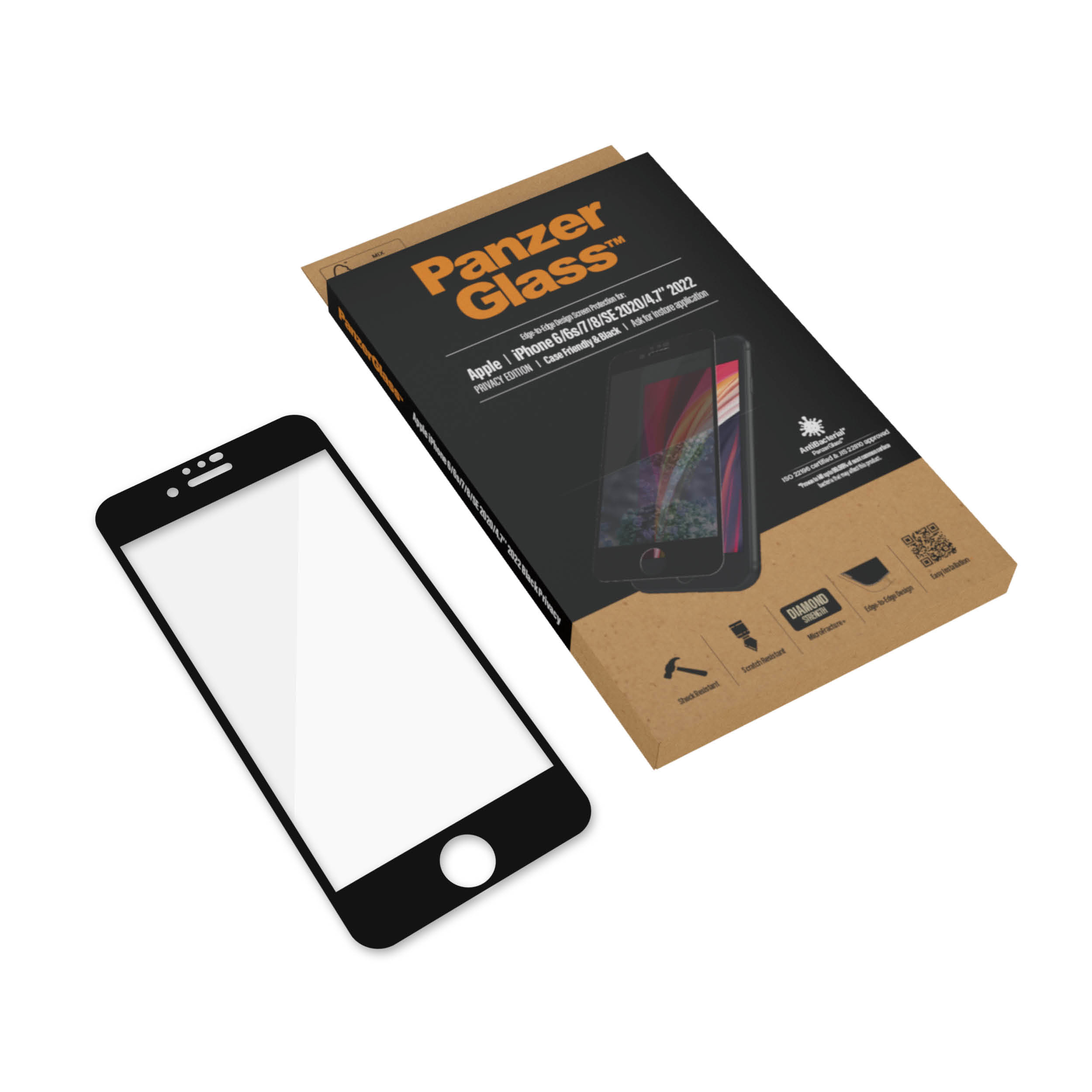 Panzerglass Case Friendly Iphone 7/8/se (2020)/se (2022)
