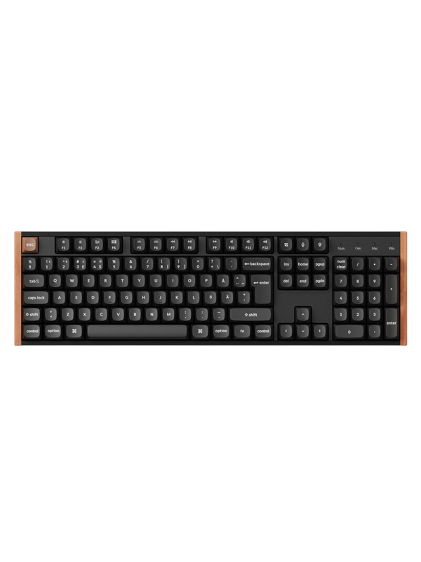 Keychron K10 HE SE Wireless Tri-Mode - Pelinäppäimistö - Pohjoismainen - Musta