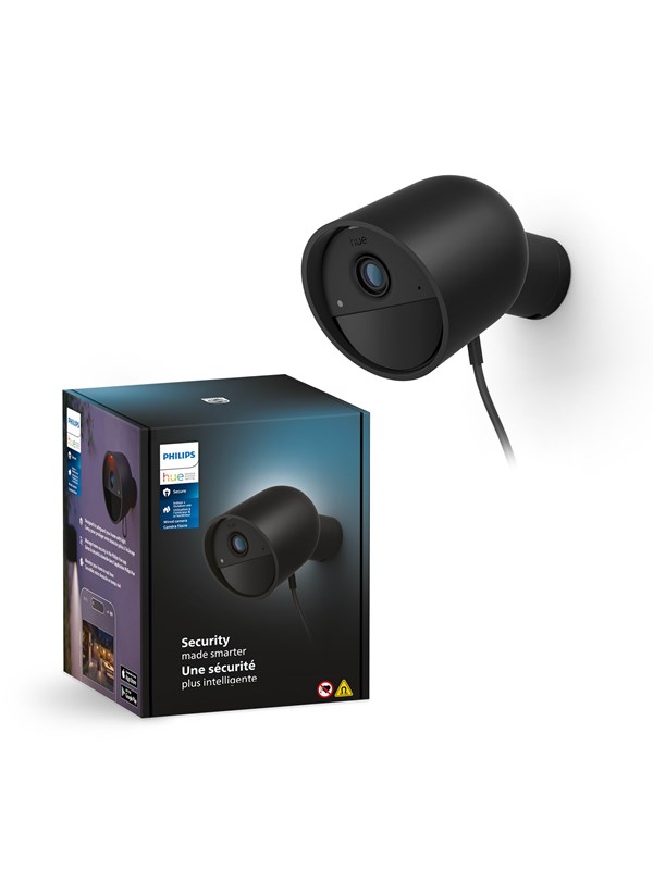 Philips Hue Secure Camera Wired | Black 1 pack