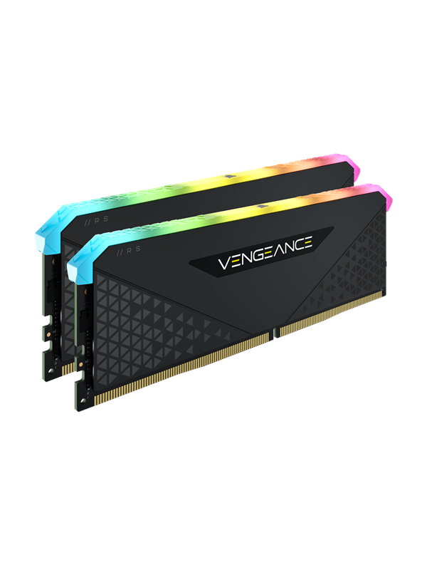 Corsair Vengeance RGB RS DDR4-3200 - 32GB - CL16 - Dual Channel (2 pcs) - AMD Optimized - Musta RGB