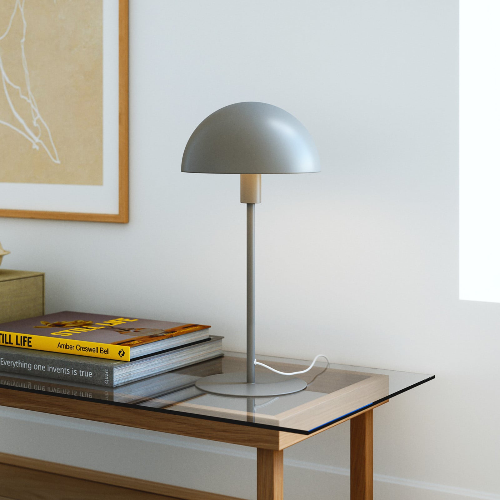Ellen 20 Pöytävalaisin Light Brown - Nordlux - Olohuone - Skandinaavinen - Metalli - Varjostimella