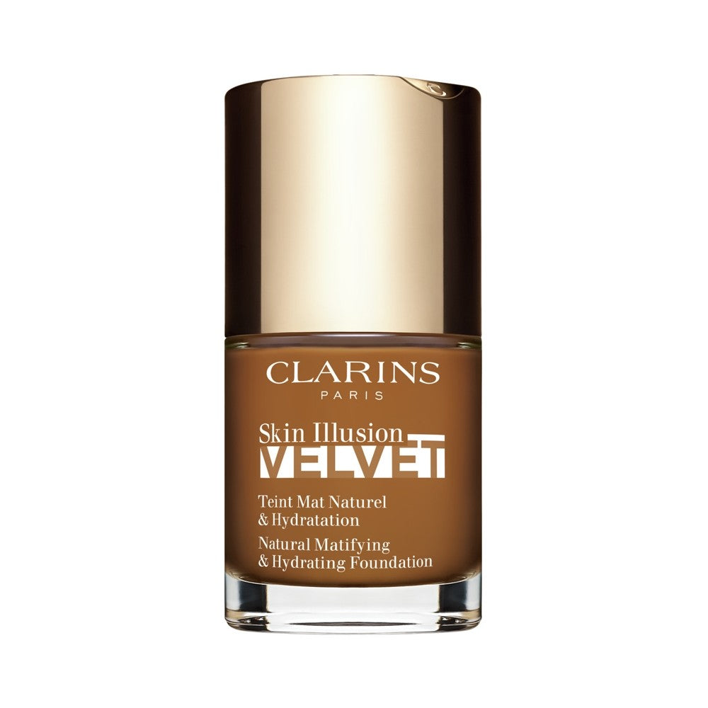 Clarins Skin Illusion Velvet -nestemäinen meikkivoide mattapintaisella ja ravitsevalla vaikutuksella, väri 118.5N 30 ml