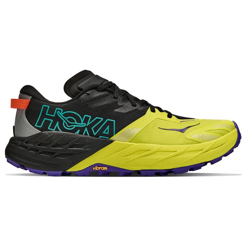 Hoka M Speedgoat 7 Black/Hoka Citrus - 46 2/3