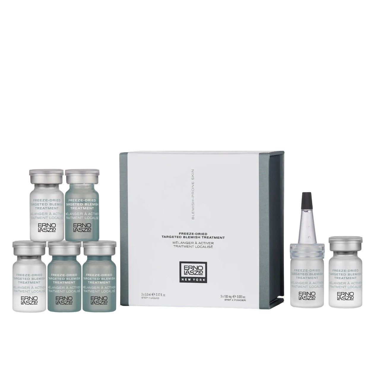 Erno laszlo Setti lyofilisoitu paikallinen epäpuhtauksien vastainen kasvoserumi anti, 6 kappaletta, 315 ml