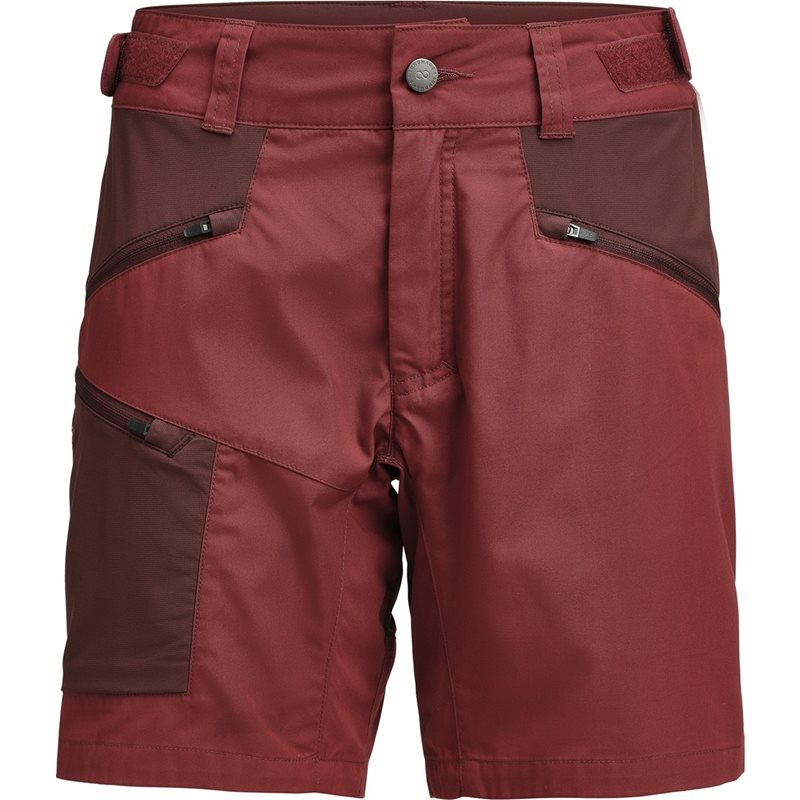 Lundhags Makke Lt Ws Shorts Rosewood/Burgundy - 44