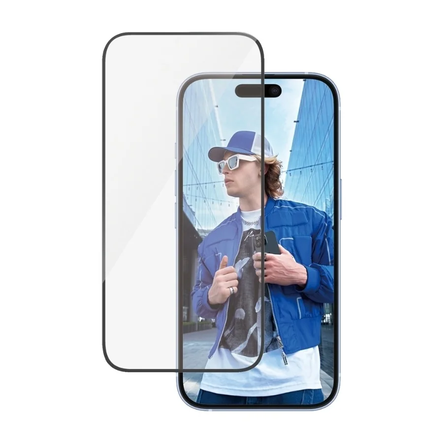 PanzerGlass Screen Protector iPhone 16 | 15 | Ultra-Wide Fit