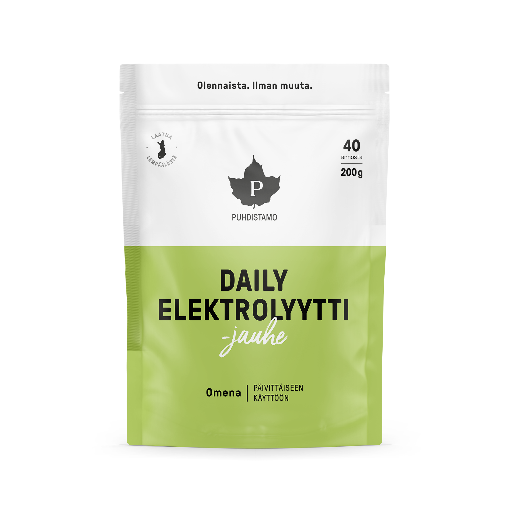 Puhdistamo Daily Elektrolyyttijauhe Omena 200g