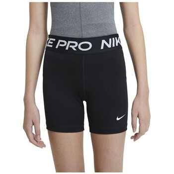 NIKE Urheiluhousut 'Nike Pro' musta / valkoinen