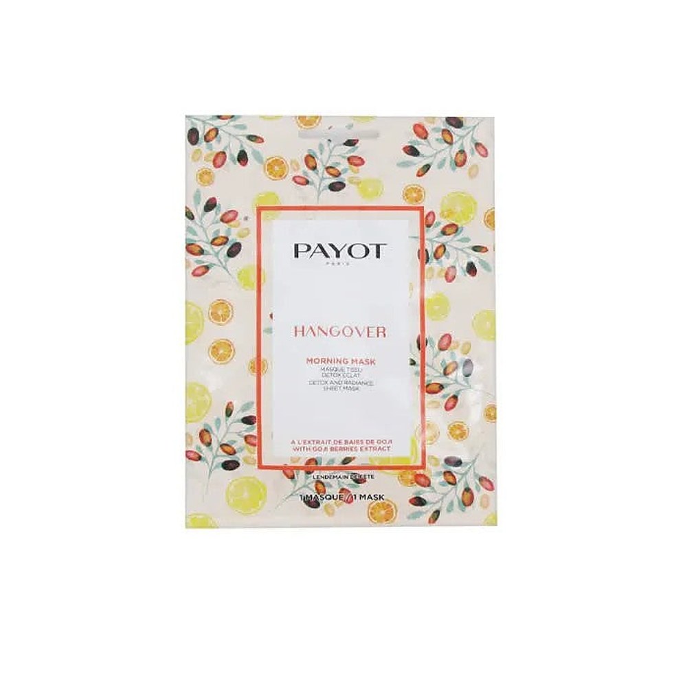 Payot Hangover Detox & Radiance Maschera tessuto viso 19 ml — Maschera viso tessuto