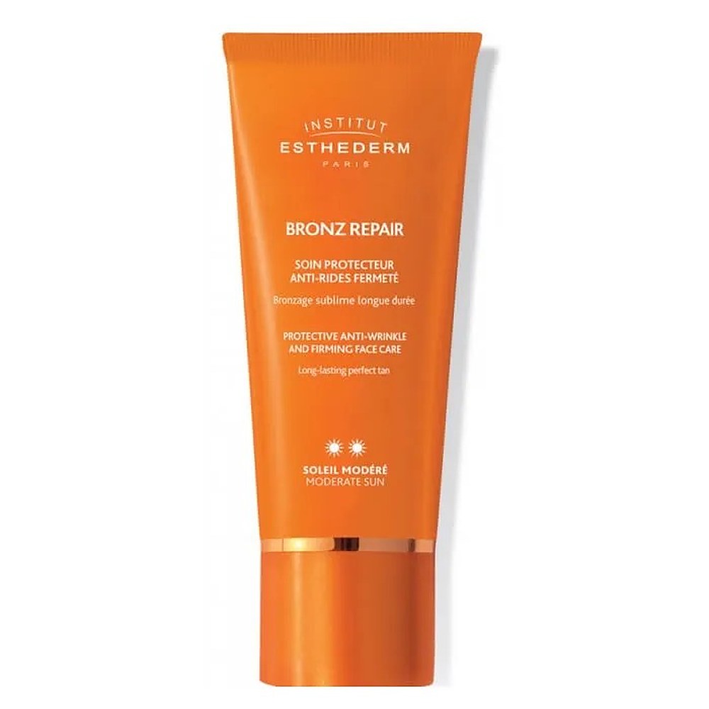 Institut Esthederm Bronz suojaava ryppyjä estävä ja kiinteyttävä korjaus Delicate Sun Moderate Sun 50 ml