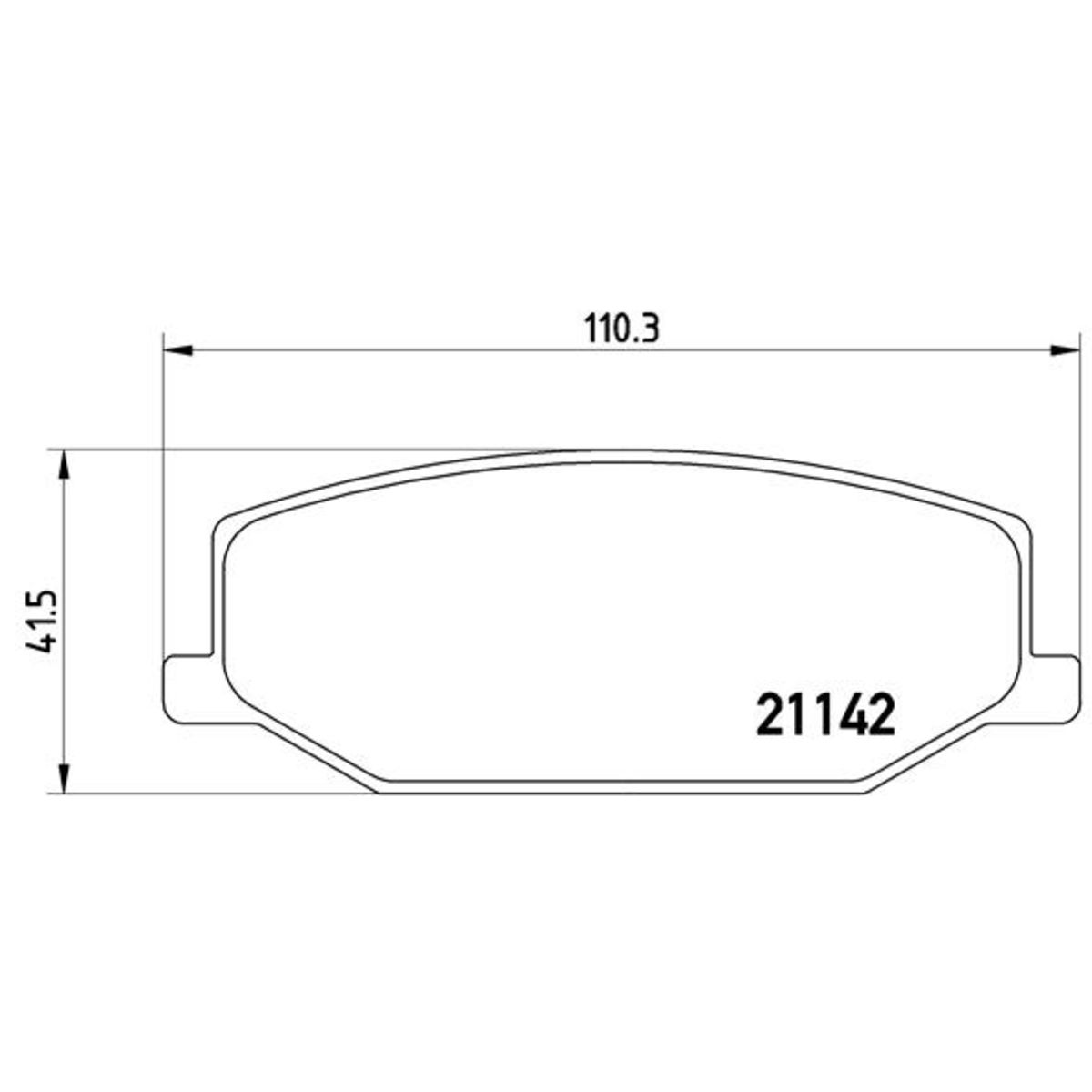 Jarrupalat, levyjarru BREMBO P 79 001