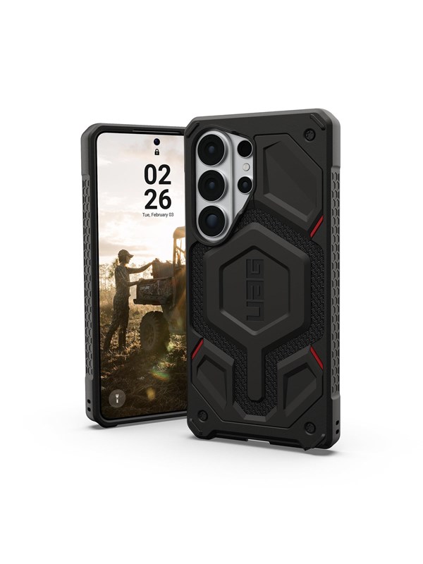 Urban Armor Gear Monarch Pro Kevlar, Suojus, Samsung, Galaxy S26 Ultra, 17,5 cm (6.9), Musta
