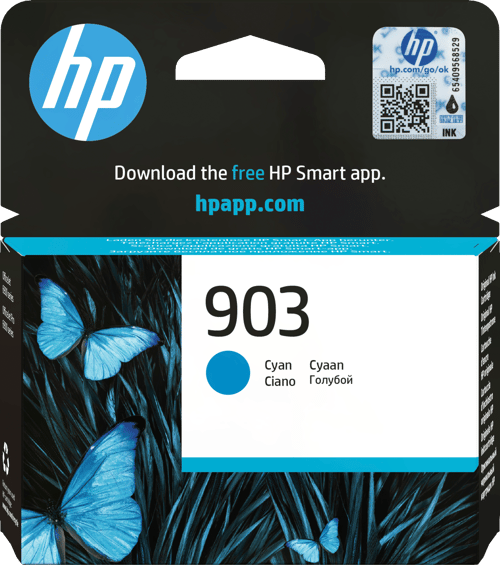 HP 903-mustekasetti, 4 ml, syaani