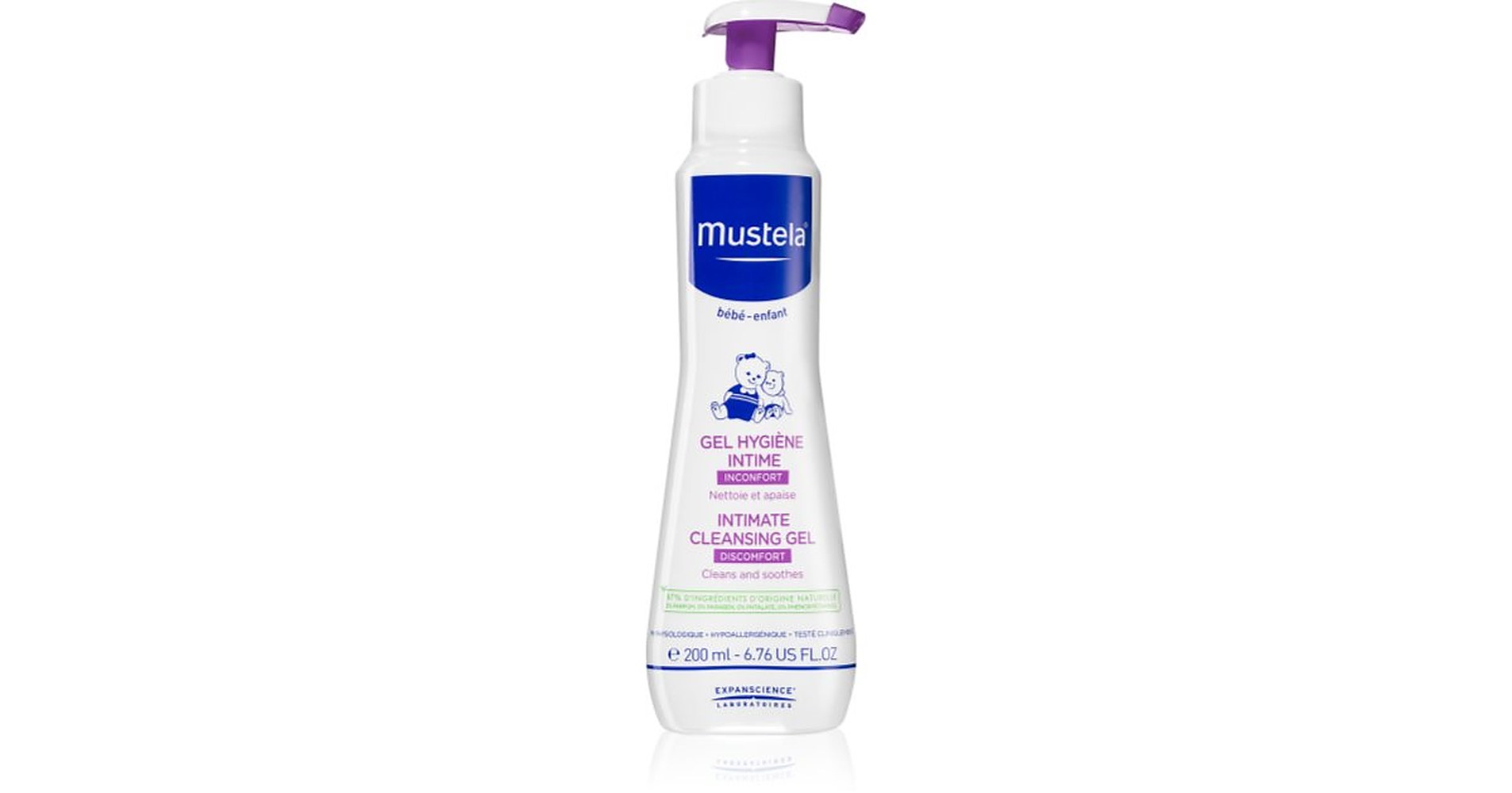 Mustela Bébé Intiimi puhdistusgeeli lapsille - 200 ml