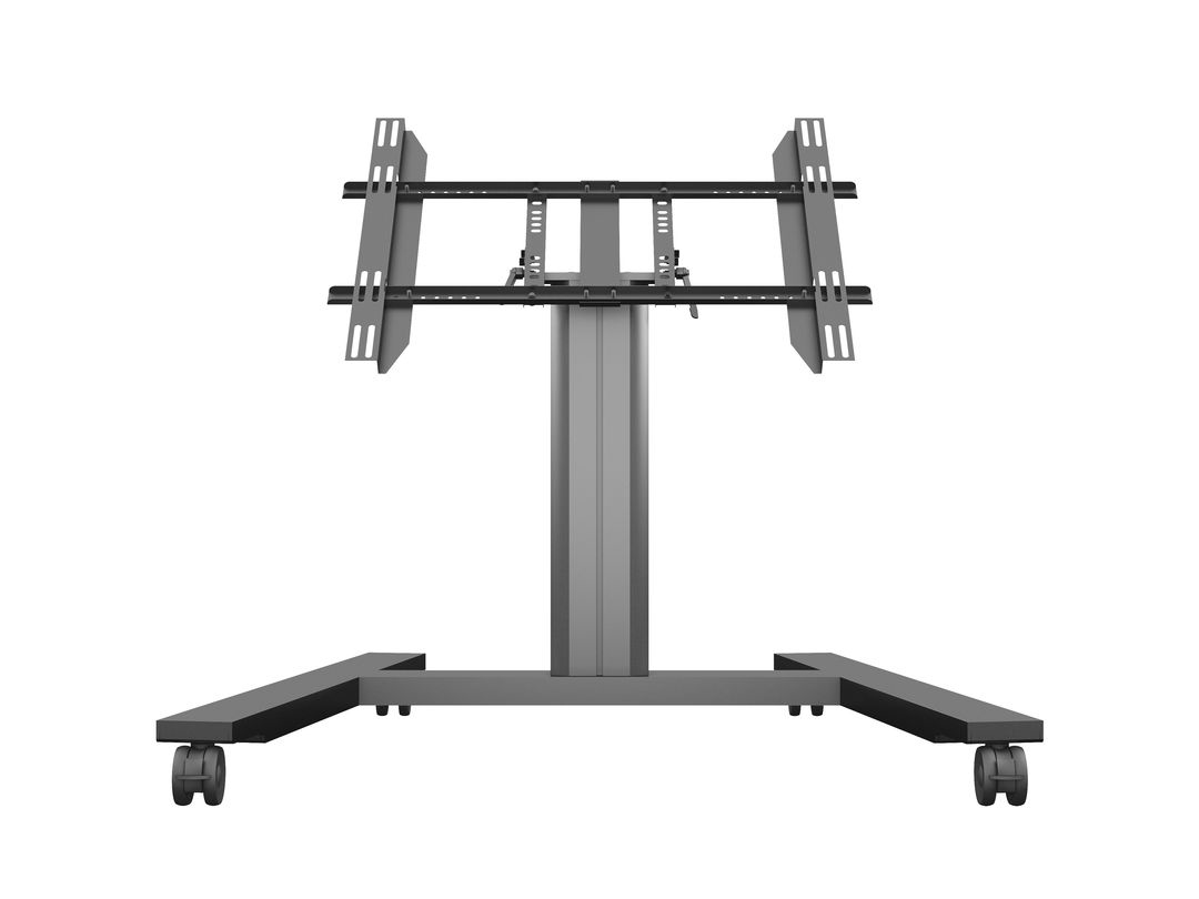 Multibrackets M Public Display Stand 80 HD Wheelbase Single Black - Max 60 kg - recommended for 55"