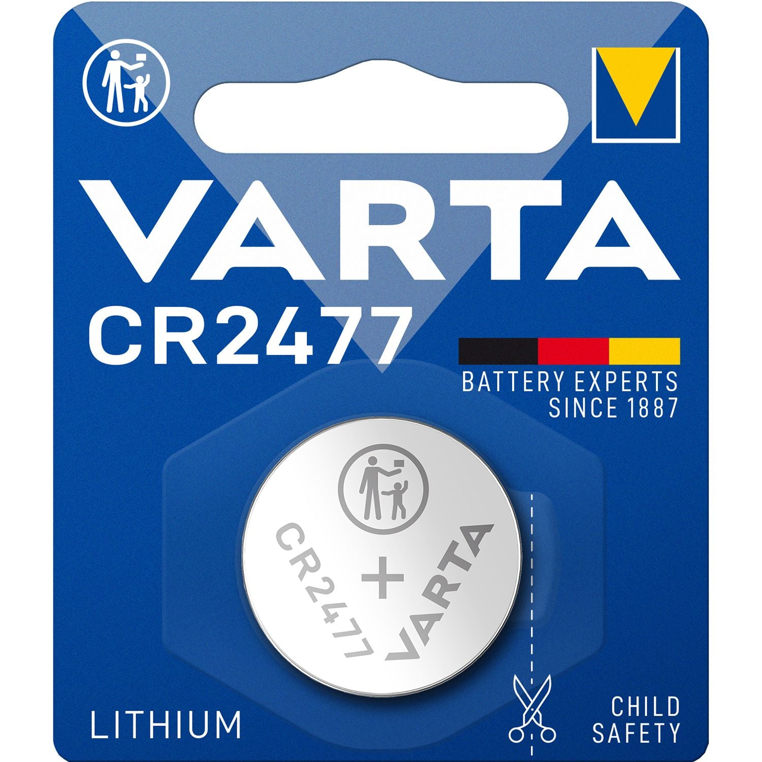 CR2477 3 V litiumnappiparisto – yksittäispakkaus