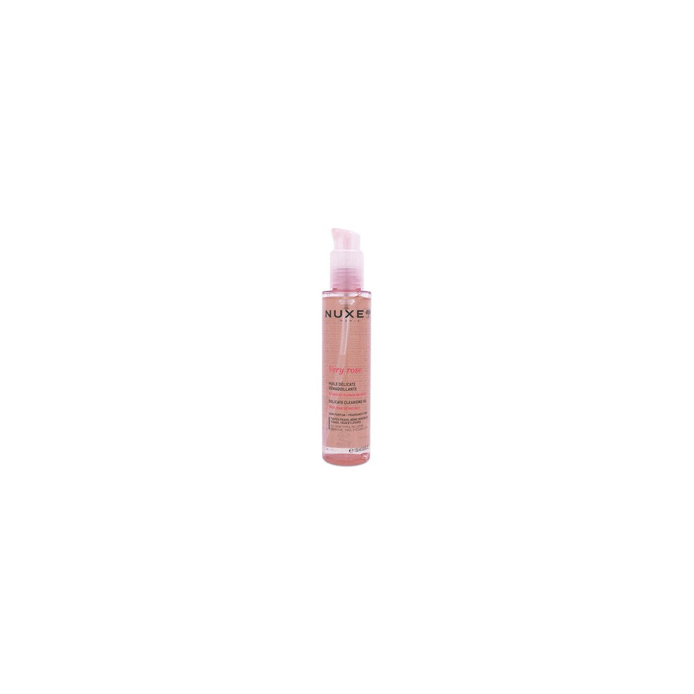 Nuxe Very Rose Delicate Hellävarainen puhdistusöljy kasvoille ja silmille - 150 ml