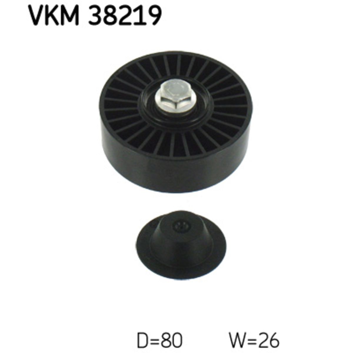 Ohjainrulla, moniurahihna SKF VKM 38219
