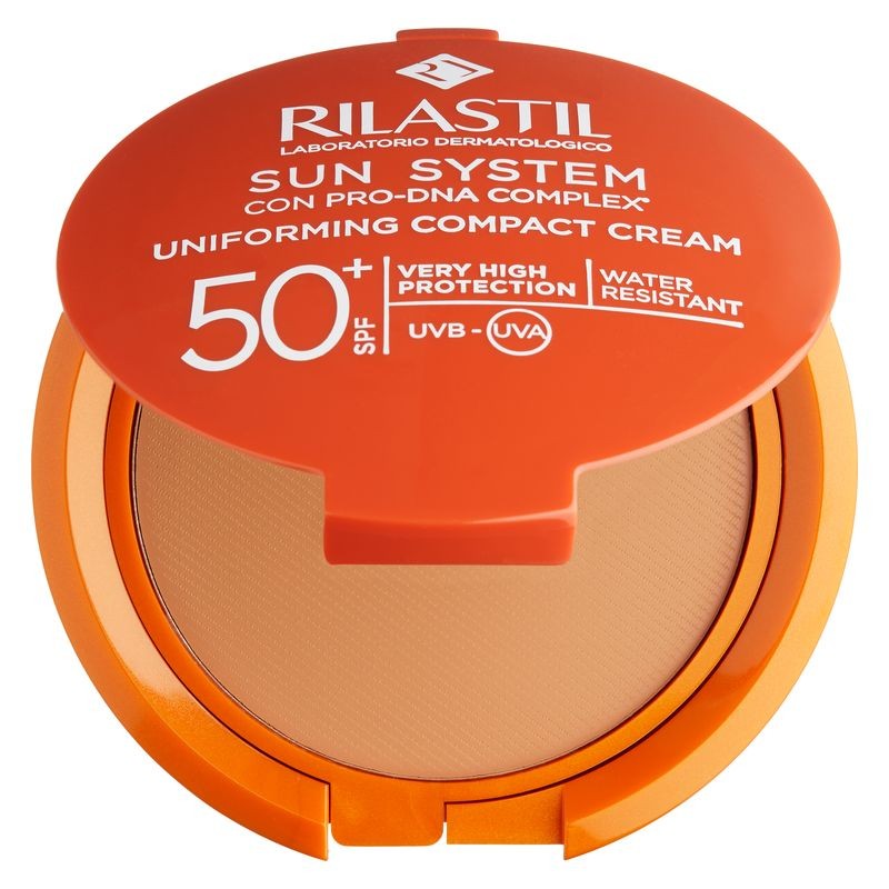 Rilastil Sun System Uniform Compact Cream Spf50+ Shade 03 pronssi 10g