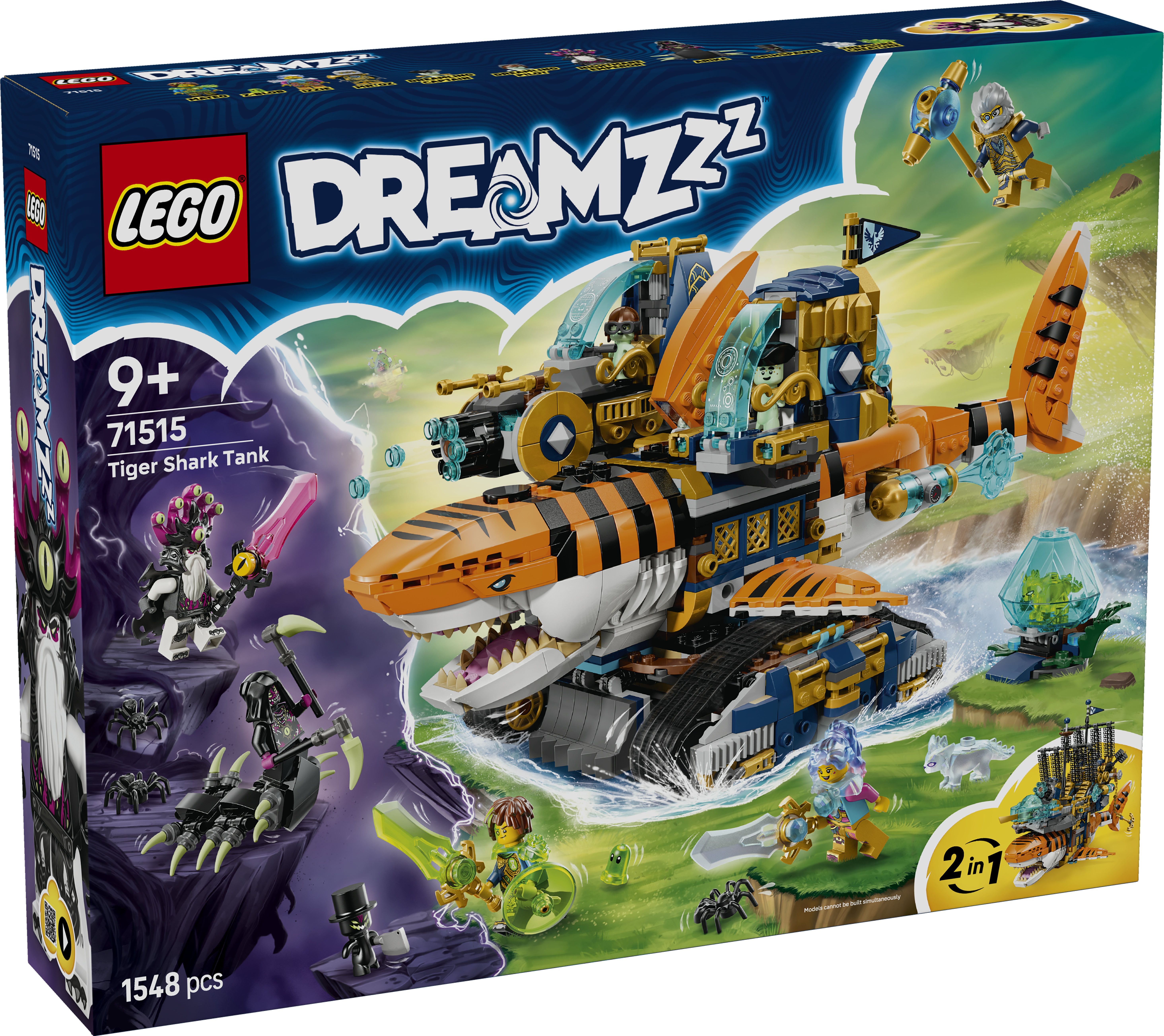LEGO DREAMZzz 71515 Tiikerihaipanssarivaunu