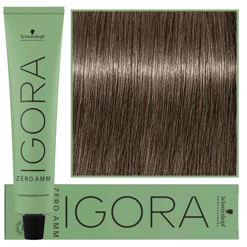 Schwarzkopf Professional Igora Zero Amm Hiusväri 60ml 7-1 | Keskivaalea Cendre