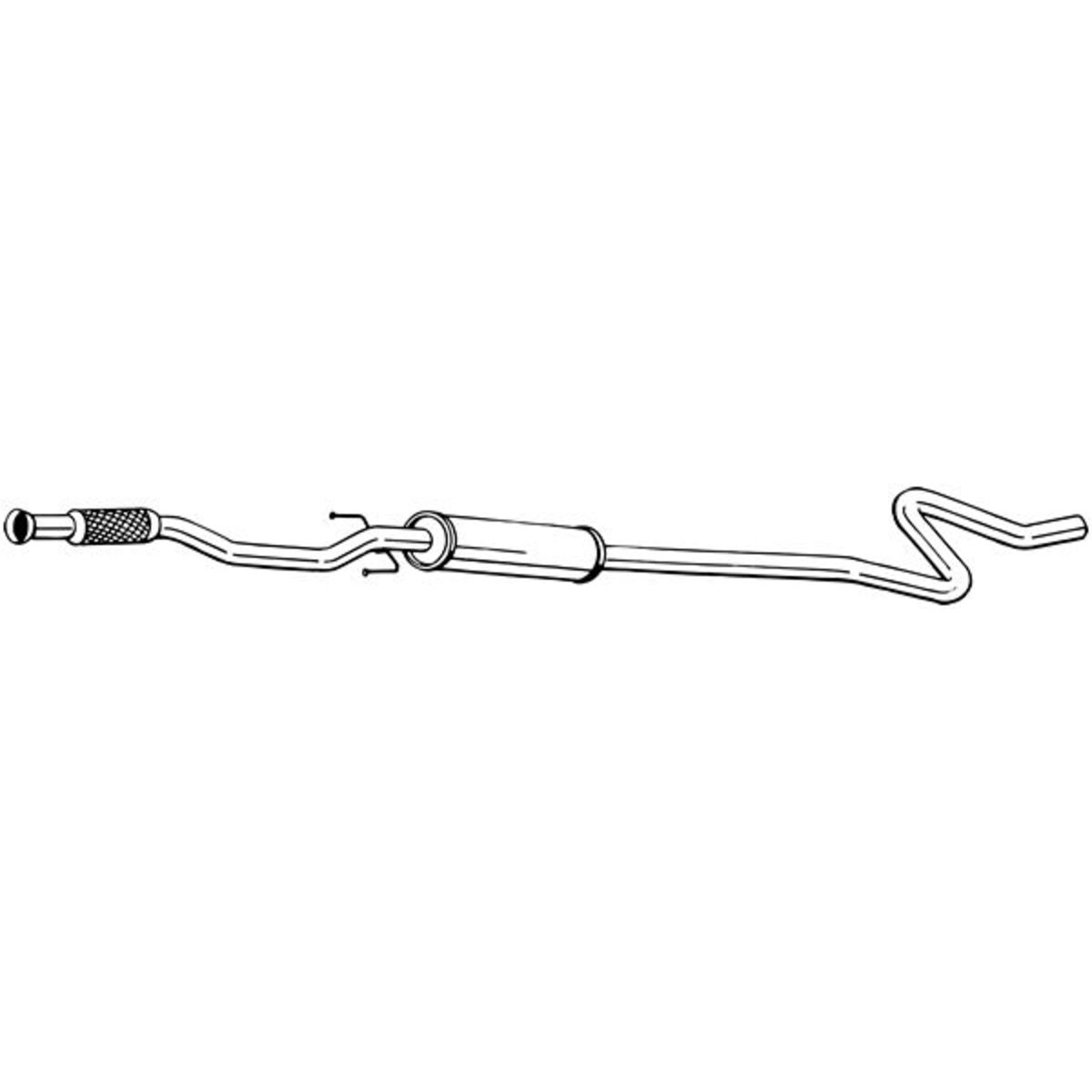Keskiäänenvaimentaja BOSAL 291-039