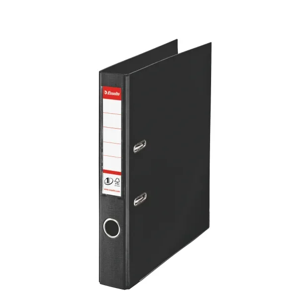 Esselte Power N°1, A4, Säilytys, Pahvi, Musta, 5 cm, 10 kpl
