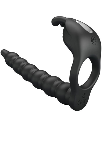 Blackney Penis Ring With Black Vibrator Plug Penisrengas vibraattorilla