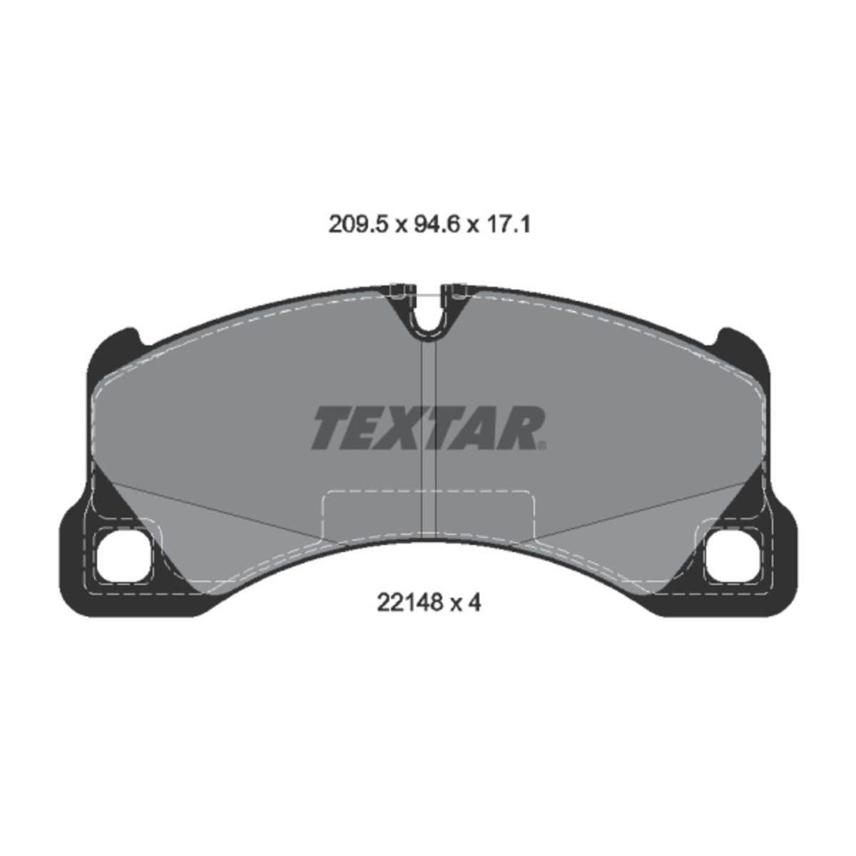 Jarrupalat, levyjarru TEXTAR 2214801