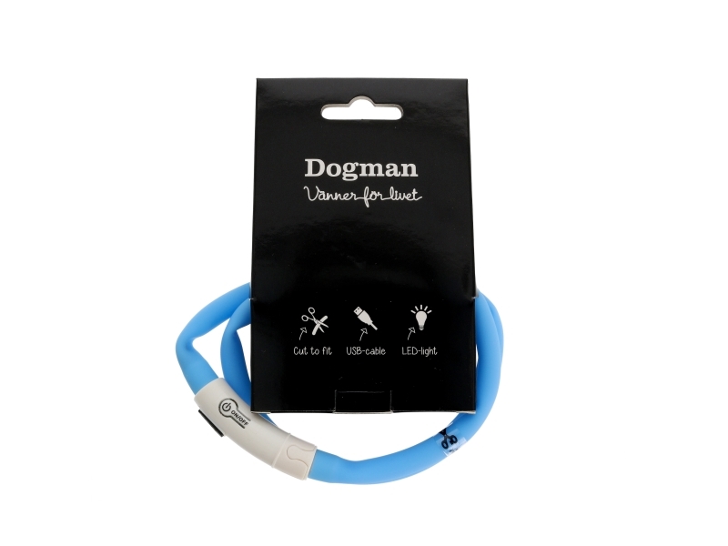 Dogman Flashing LED Collar Blue